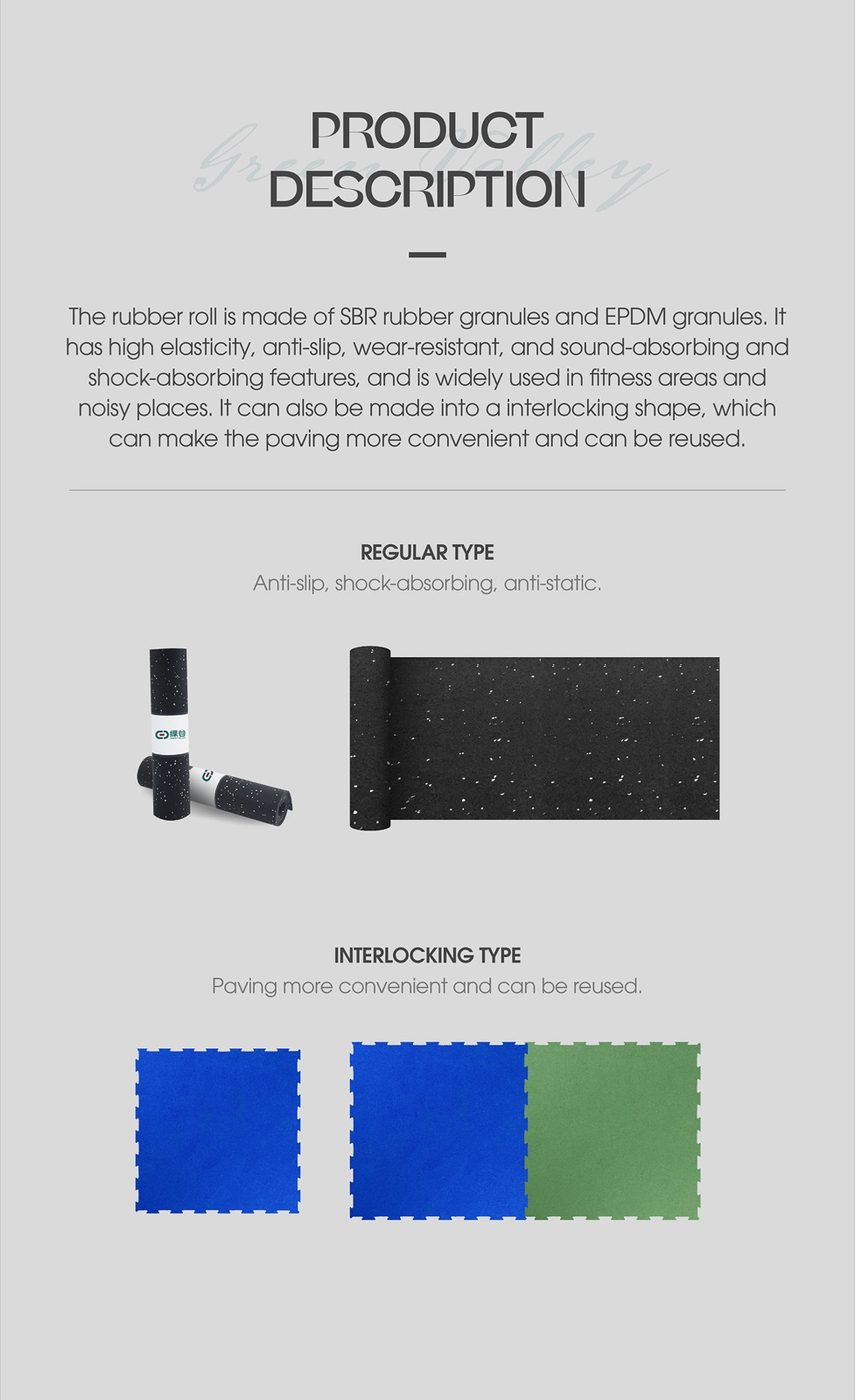 Color dots rubber roll (B-10) detailed technical sheet 1