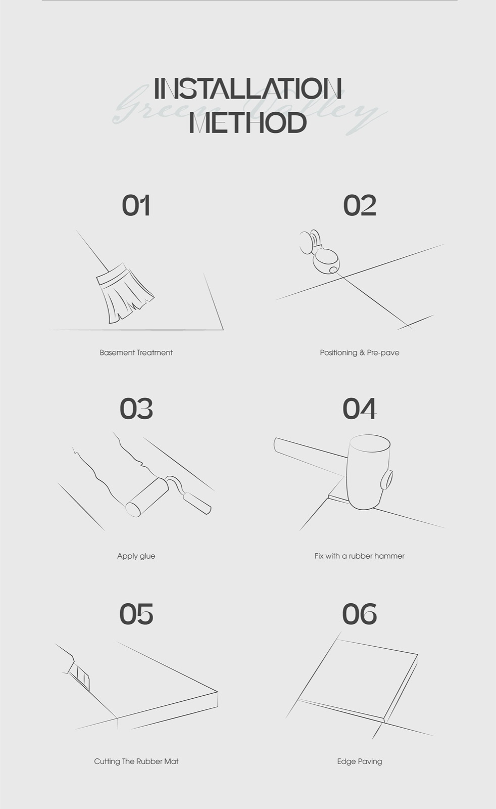Color dots rubber roll (B-10) detailed technical sheet 4