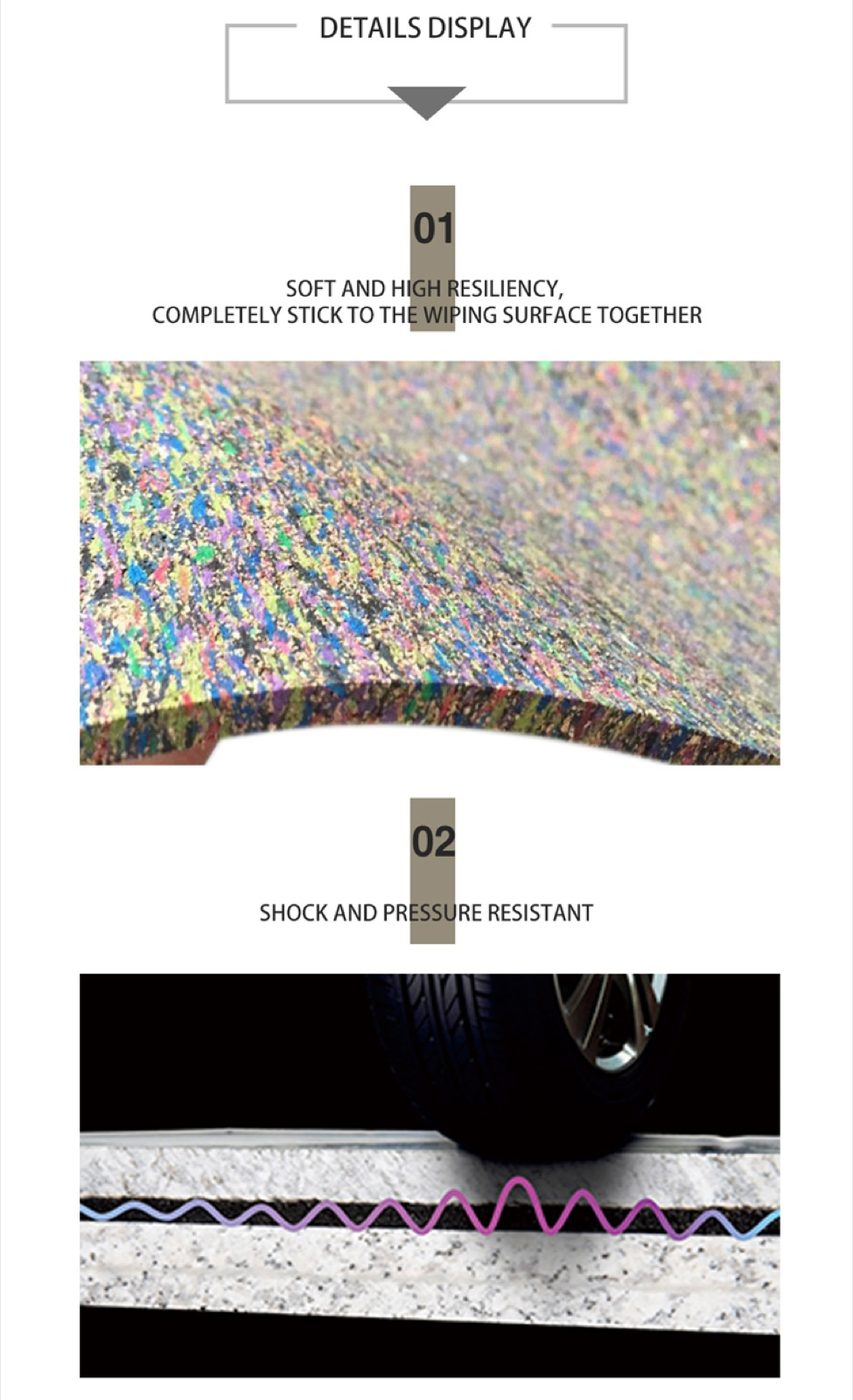 Pearl black low density rubber roll detailed technical sheet 4