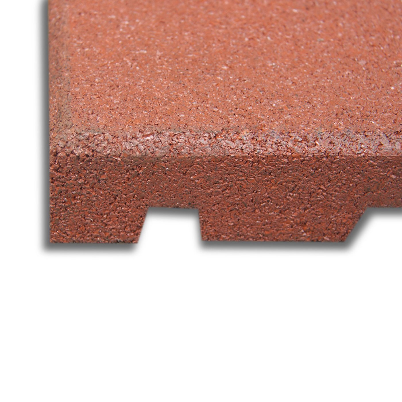High elastic composite rubber tile with grid bottom detailed technical sheet 3