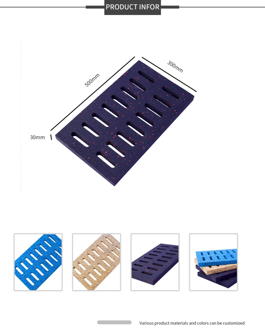 Rubber Manhole Cover detailed technical sheet 5