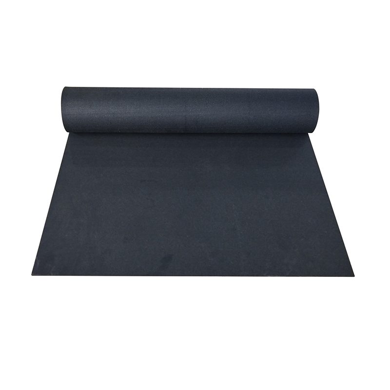 Pearl black low density rubber roll